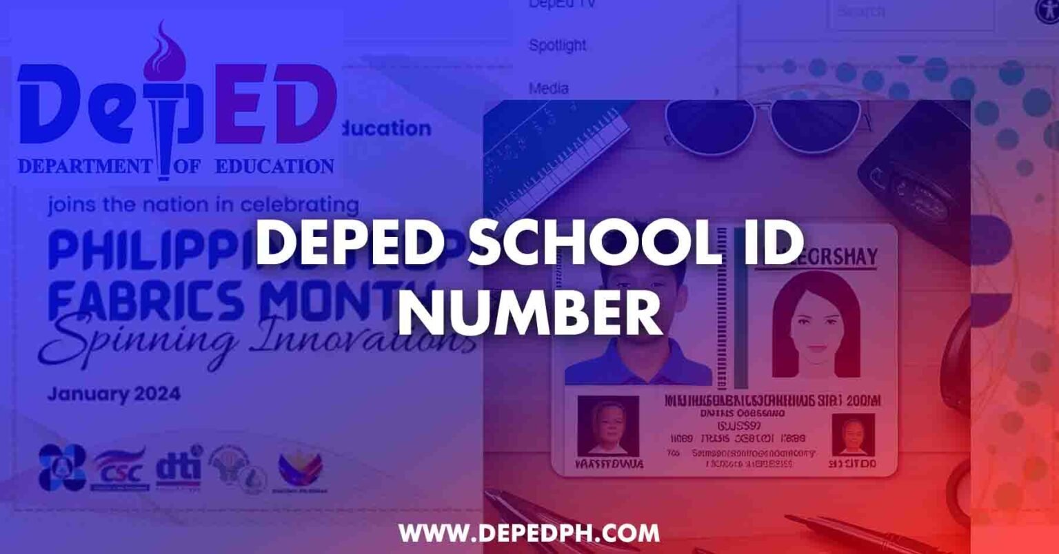 Deped school id number template and how to get one deped ph